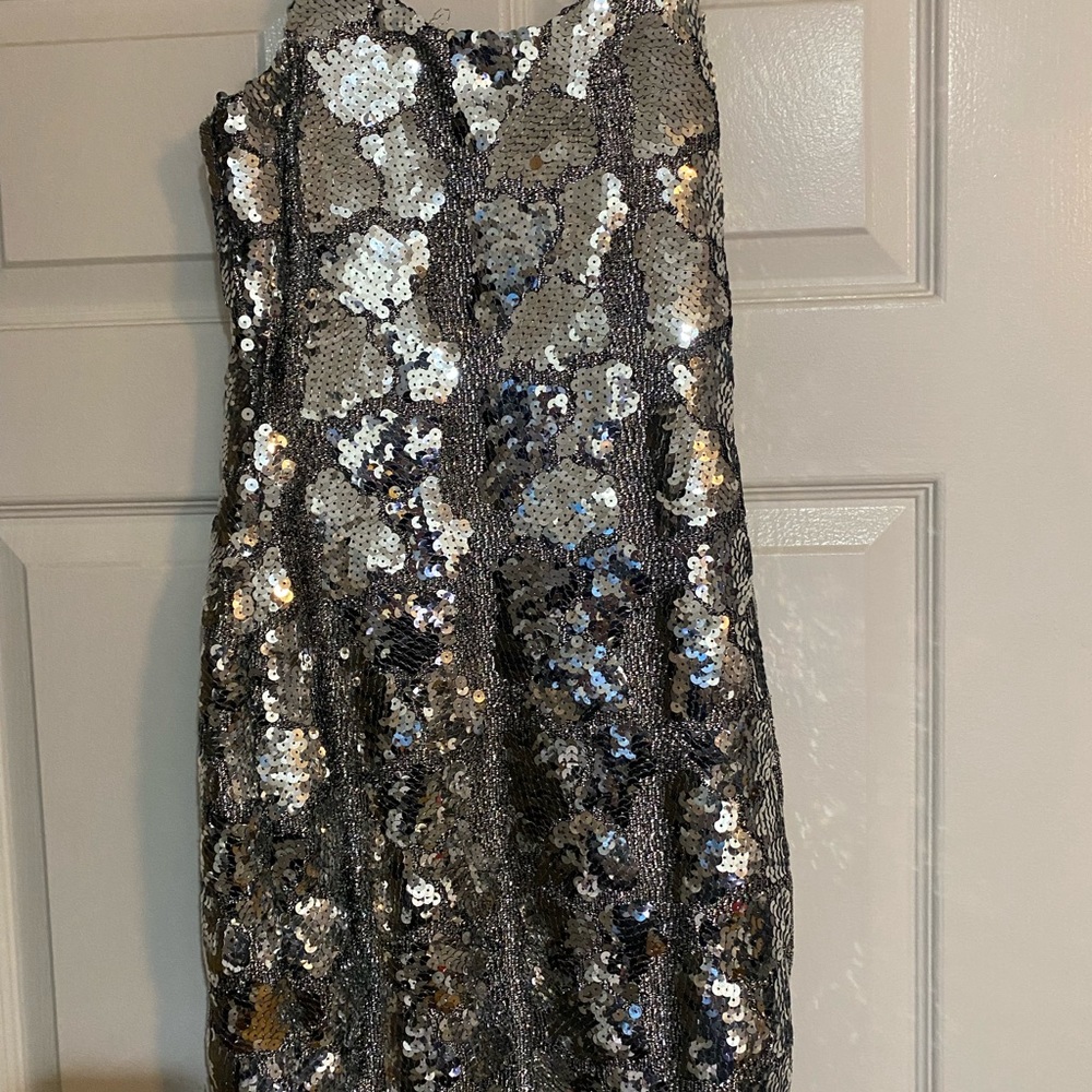 Vintage Silver Dress By Karen Lucas for Niki
